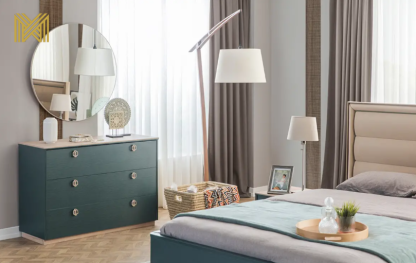 Complete Interieur Set Florence: Luxe Velvet Bankstel 3+3+1, TV-Unit, Eetkamer Set, Slaapkamer Set... - Afbeelding 7