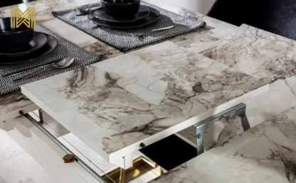 Luxe Eetkamer Set Isernia. Set Kost €1999,- Inclusief Btw!!! Verkrijgbaar in Meerdere Kleuren!!! Levertijd 30 Dagen!!! - Afbeelding 9
